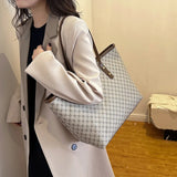 Large Capacity PU Leather Tote