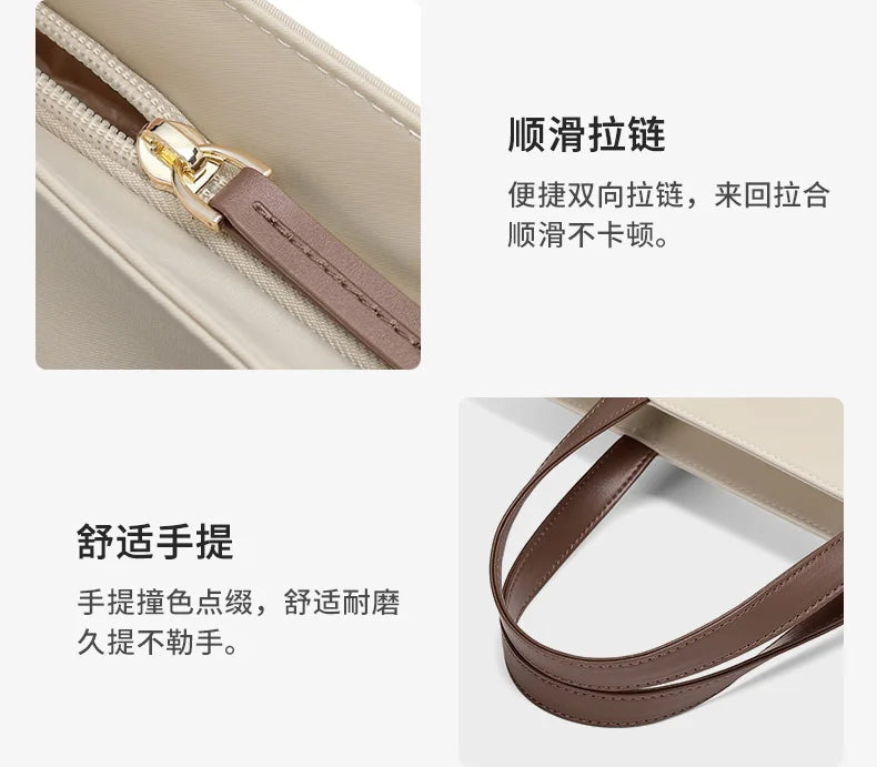 GOLF Women Business Handbag Briefcase Laptop Bag 15 Inch Waterproof Work Office Bag for Ladies Commuter Shoulder Bags Computer