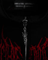 Men's Gothic Streetwear Zip-Up Hoodie Black Edgy Urban Athletic Dark Style Casual Oversized Pullover Sweatshirt with Zipper