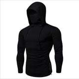 Men’s Balaclava Hoodie with Zip-Detail Hood