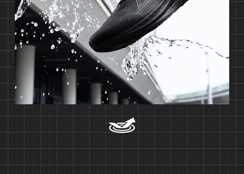 361 Degrees Wingblade Rainblock Men Running Shoes Splash Proof Anti-Slip Water Repellent Grippy Stable Male Sneakers 672532231