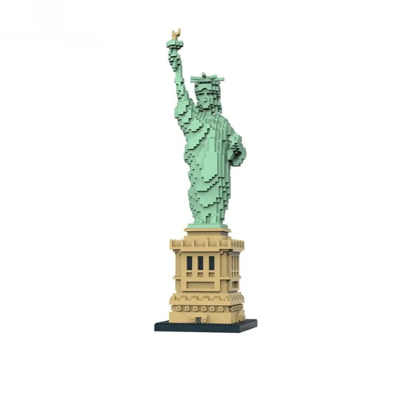Building Blocks Model City Building Tower DIY Assembly Puzzle Creative Micro Brick Decoration Ornaments Children Toys Adult Gift
