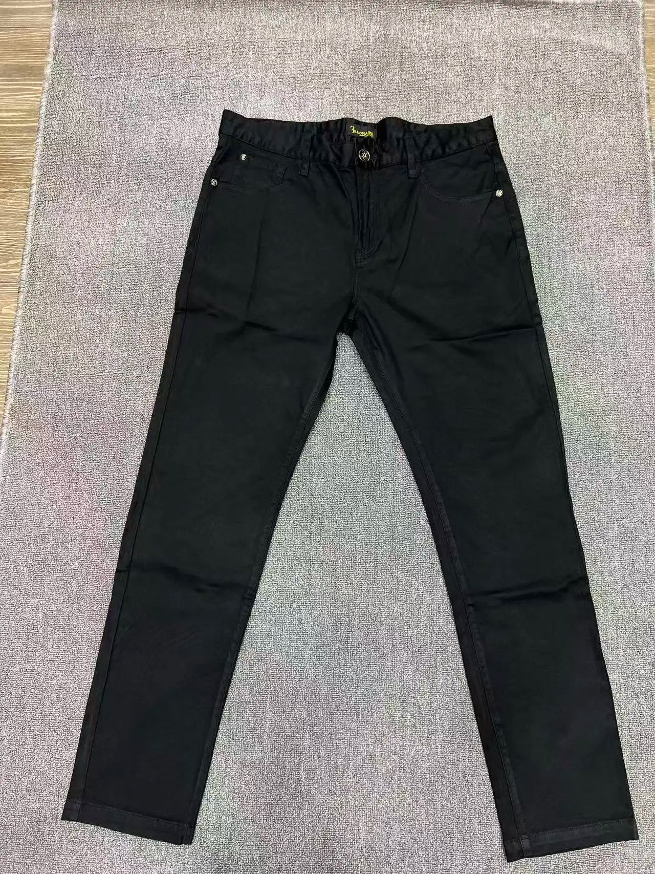 BILLIONAIRE BLSK CPRT Jeans Men 2026 Spring Summer new fashion Embroidery comfortable elasticity outdoors Big size 34-42 Pants
