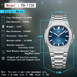 PAGANI DESIGN Top Luxury Automatic Watch For Men Mechanical Watches Men Sports Waterproof Sapphire Stainless Steel Reloj Hombre