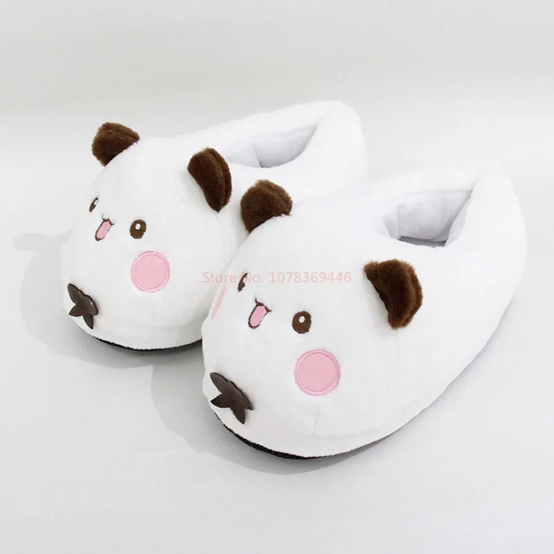 Panda Bubu & Yier Plush Slippers - Unisex Indoor Cotton Shoes