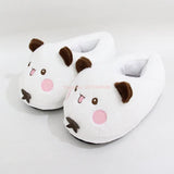 Panda Bubu & Yier Plush Slippers - Unisex Indoor Cotton Shoes