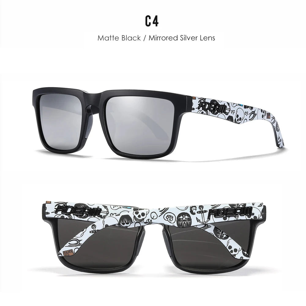 KDEAM Men's Polarized Sunglasses Square Casual Outdoors Sun Glasses Women Unisex Sunglass For Couple With New Package