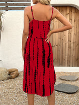 Summer Spaghetti Strap Flowy Dress
