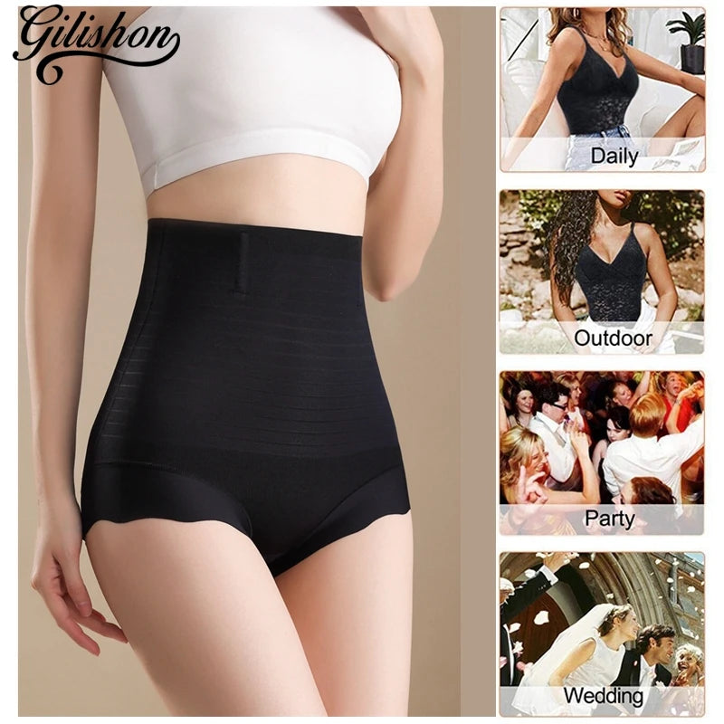 High-Waist Tummy Control Shapewear – Slimming Body Shaper & Hip Lift Shorts