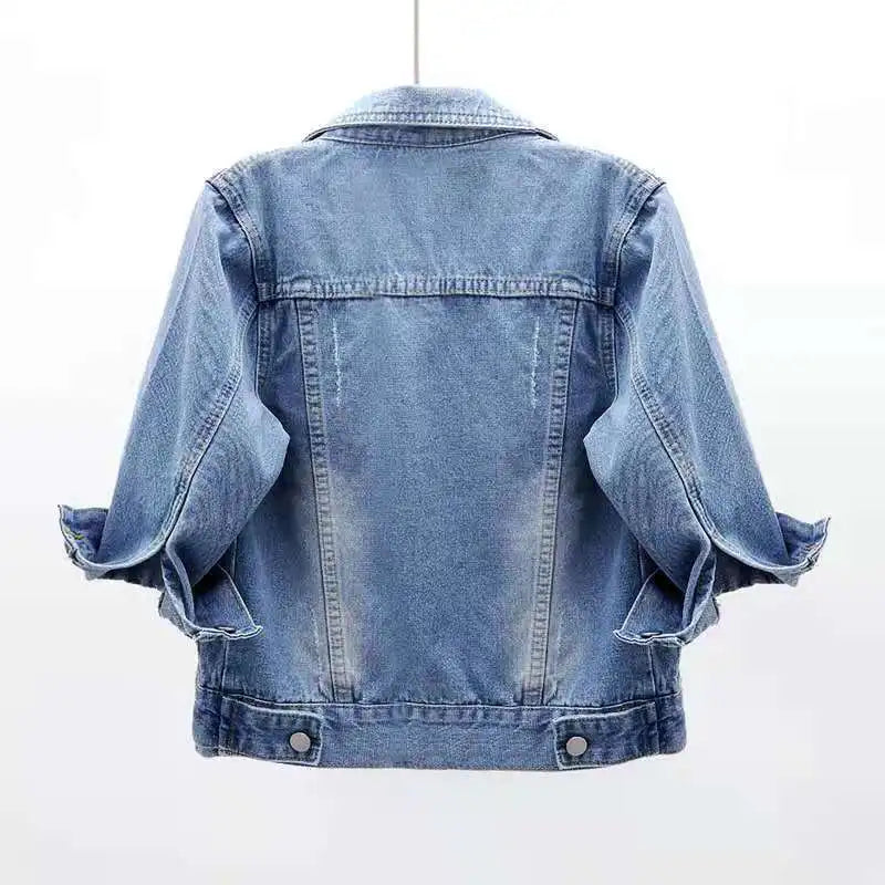 Women's Premium Cotton Denim Jacket