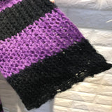 Gothic Striped Distressed Unisex Sweater