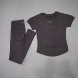 Women's Seamless Yoga Set with High-Waist Leggings