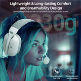 ATTACK SHARK L80PRO Wireless Gaming Headset Tri-Mode 2.4G Bluetooth Wired Ultra-Light Low Latency Noise Cancelling with Mic
