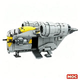 2026 NEW 930PCS MOC Razor Crest MOD Diy Set Modification Wars Starship Building Blocks Educational Toy Christmas Xmas Gifts
