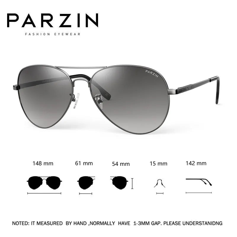 PARZIN Classic Aviation Polarized Sunglasses for Men