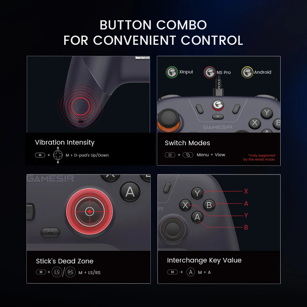 GameSir Nova Lite Wireless Gamepad Game Controller for Switch, Android, iOS, PC and Steam Games Hall Effect Joystick