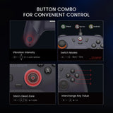 GameSir Nova Lite Wireless Gamepad Game Controller for Switch, Android, iOS, PC and Steam Games Hall Effect Joystick