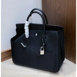 High Texture Handbag New Fashion Temperament Lychee Pattern Irregular Splicing Single Shoulder Messenger Women's Bag Commuting