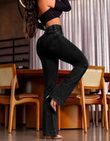 Women's High Waist Slim Boyfriend Jeans