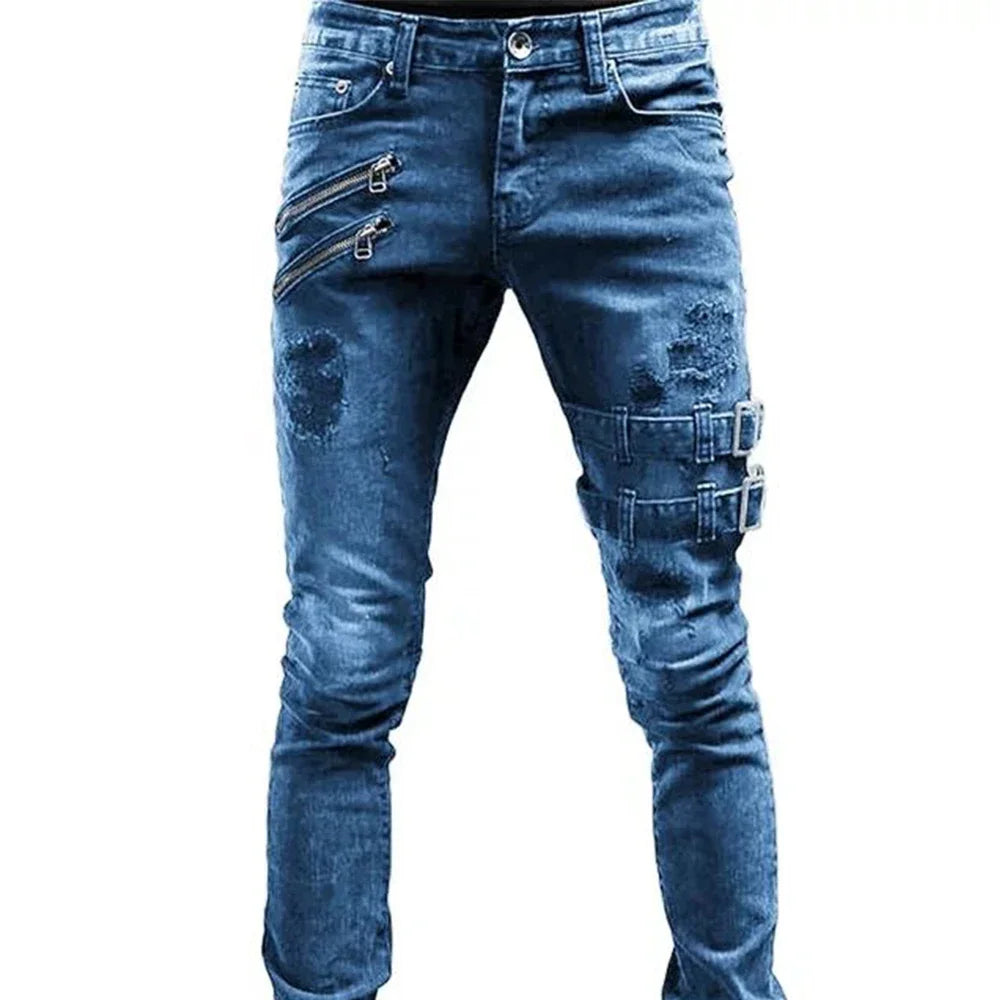 Men's Plus Size Straight Leg Jeans – Streetwear Denim