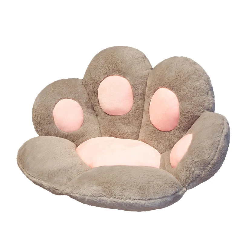 70cm  Kawaii Plush Bear Paw Mat Cute Animal Bear Cat Foot Pillow Heart Plush Cushion Stuffed Soft Toys for Home Decor Gifts
