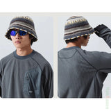 Mountain-Ready Crewneck: Engineered with Ribbed Neck, Reflective Logo, & Secure Chest Pocket for Outdoor Style Unisex