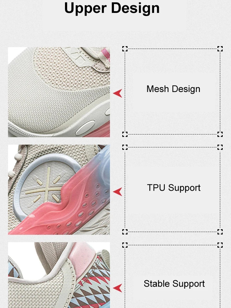 Li-Ning Men's Wade ALL CITY 12 Professional Basketball Shoes BOOM Cushion Stable Support Wearable Sneakers Sport Shoes ABAU015