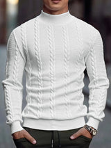 Men's Turtleneck Knit Sweater