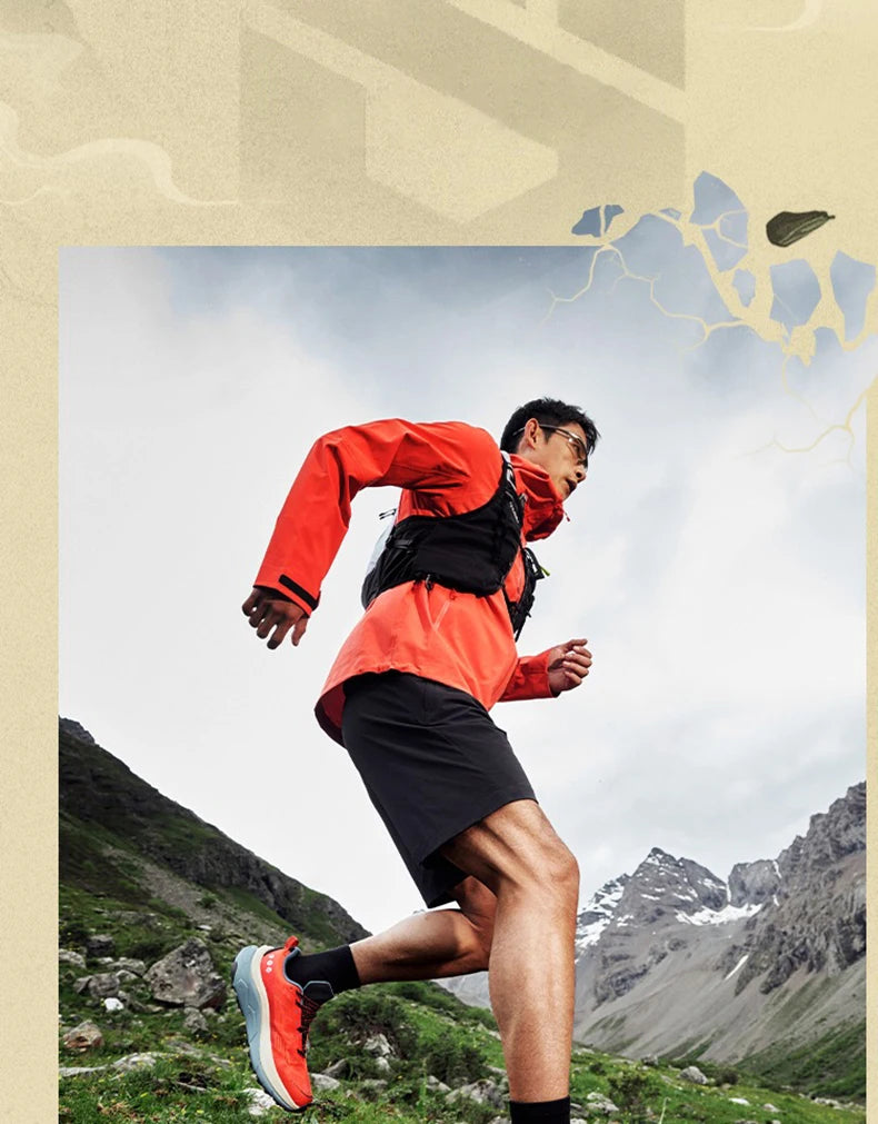 QIAODAN ShanShen 2.0 Carbon Plate Trail Running Shoes for Men 2025 Outdoor Hiking Shock-absorbing Non-slip Sneaker QDB023244277