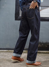 SauceZhan 344XX High-Rise Relaxed Selvedge Denim Jeans