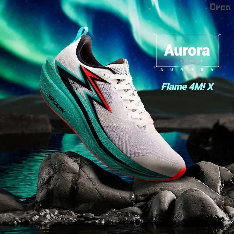 361 Degrees Flame 4.0 MIX Men‘s Running Shoes Racing Marathon Carbon Plate Stable Wear-resistant Jogging Male Sneaker 672512204