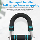 40KG u shape Hand Gripper Strengths Twister Arm Trainer Power Twister Bar Fitness Equipment for Men and Women Home Workout