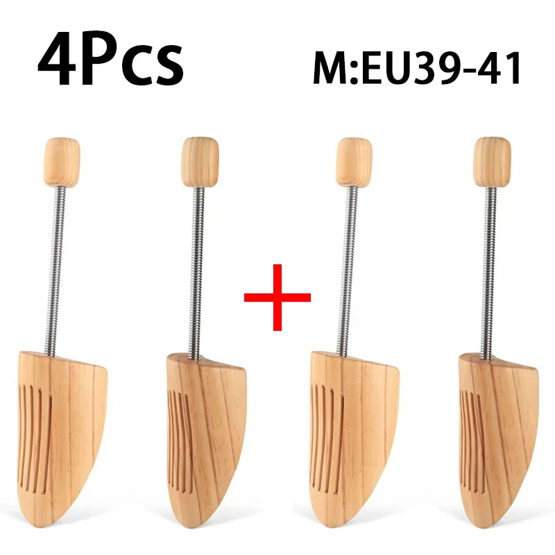2Pcs/4Pcs Support Shoes Tree Anti Deformation Stretcher Wooden Shoe Trees for Men Women Internal Shaping Anti Wrinkle Shoe Lasts
