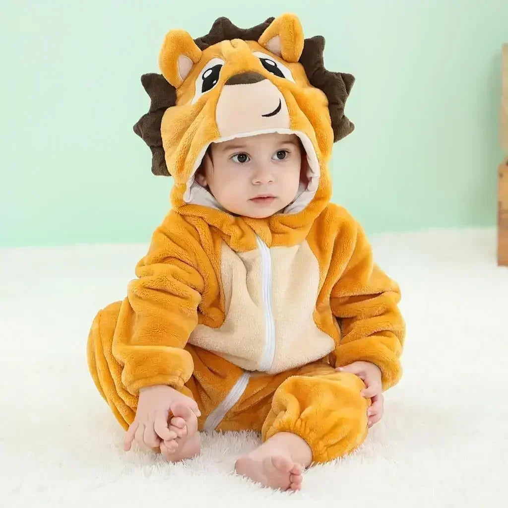 Cozy Lion King Baby Kigurumi Jumpsuit