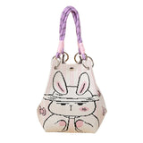 Women's Cartoon Knitted Bucket Bag