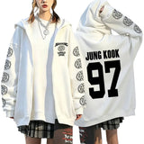 Y2K Graphic Zip-Up Hoodie