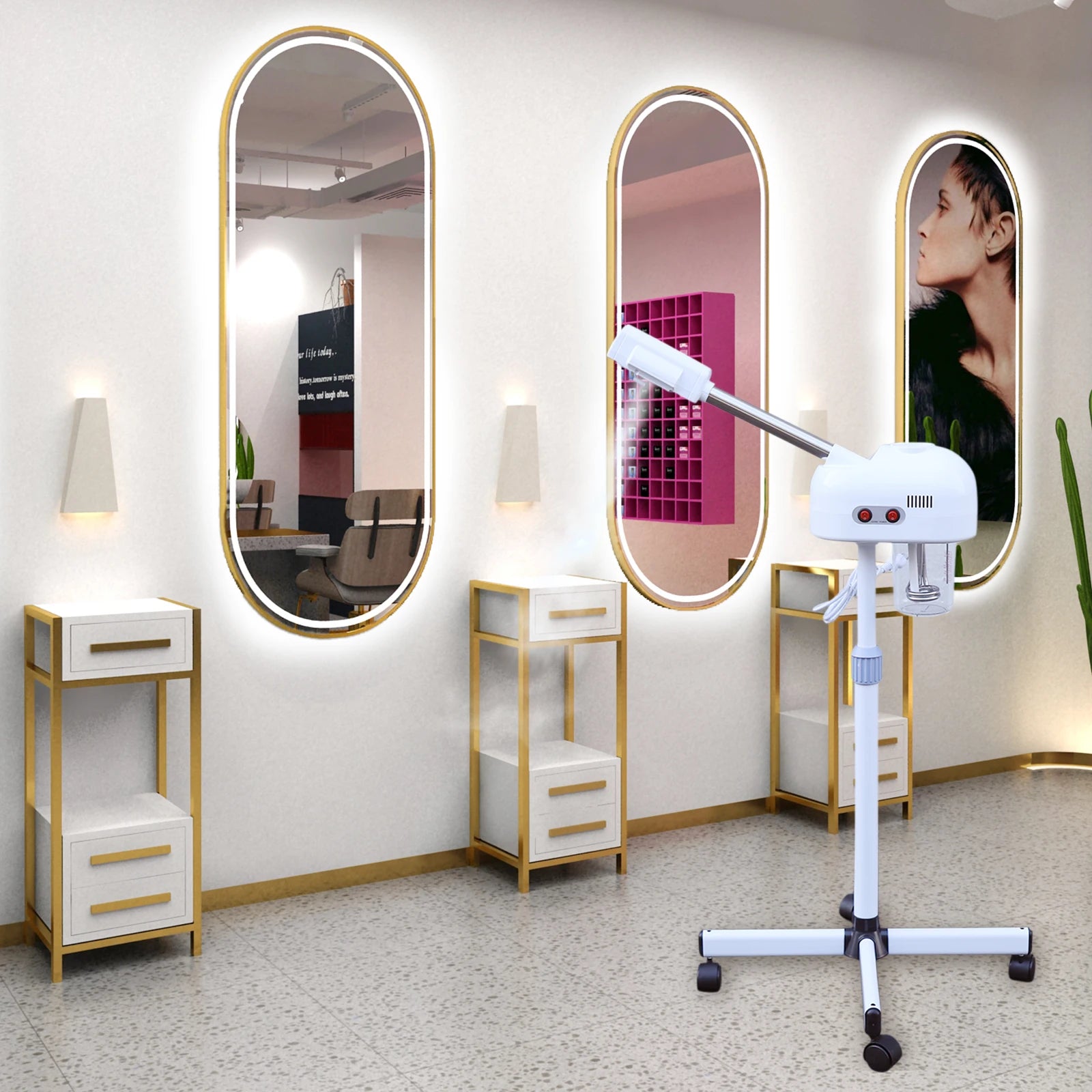 Ozone Facial Steamer Professional Skin Care Equipment for Salon & Home Deep Cleansing & Moisturizing