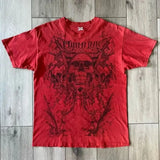 Men's Gothic Skull Print Breathable Street T-Shirt
