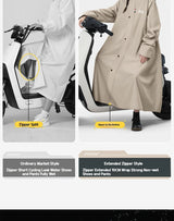 All-Weather Full-Body Poncho for Cycling & Hiking