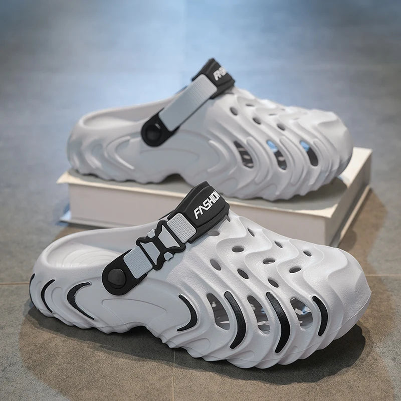 Men's EVA Clogs — Lightweight Outdoor Beach Slippers & Garden Slides