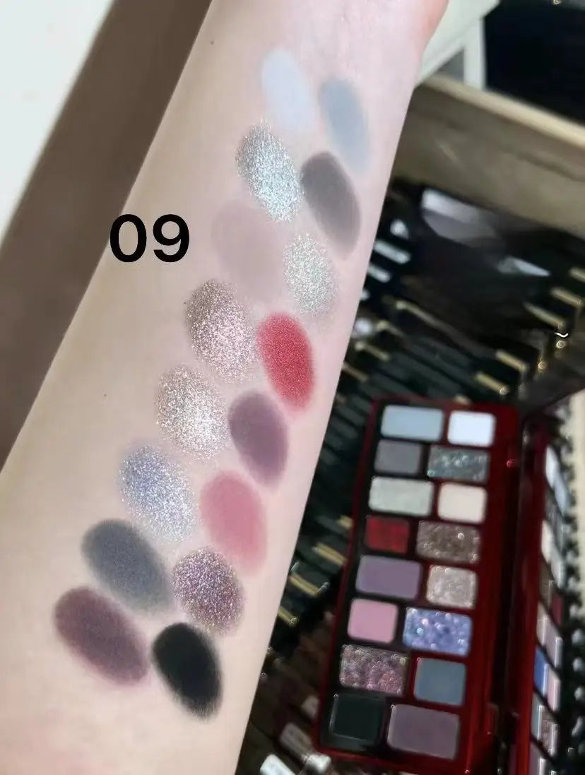 Qianyan 16-Color Eyeshadow Palette – Glitter, Matte & Shimmer