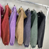 Men’s Vintage Wash Relaxed Zip-Up Hoodie