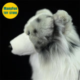 Border Collie High Fidelity Anime Cute Plushie Sheep Dog Plush Toys Lifelike Animals Simulation Stuffed Doll Kawai Toy Gifts