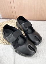 Women's Split-Toe Mary Jane Flats | Genuine Leather