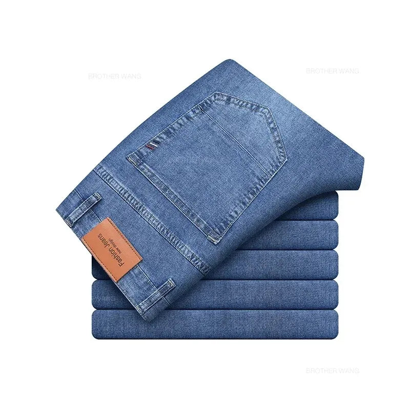 Men's Straight-Leg Stretch Jeans