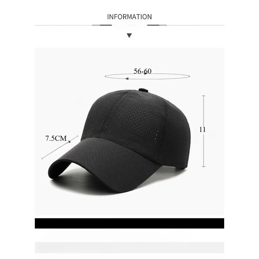 Breathable Mesh Baseball Cap – Summer Sports Hat
