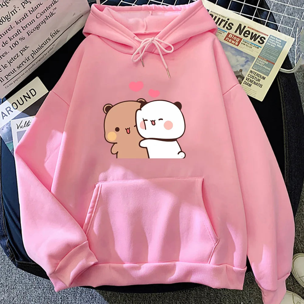 Cute Dudu Anime Hoodie – Unisex Casual Spring & Autumn Pullover