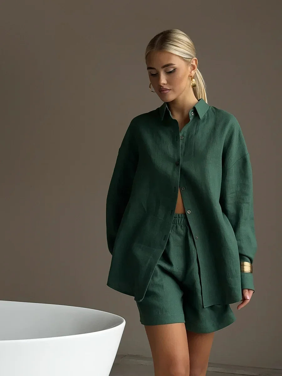 Women’s 100% Cotton Cozy Lounge Set