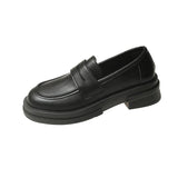 New Japanese Style College Student Shoes Cosplay Lolita Shoes for Women/Girl Fashion Black/Coffee Uniform Platform Shoes 2024