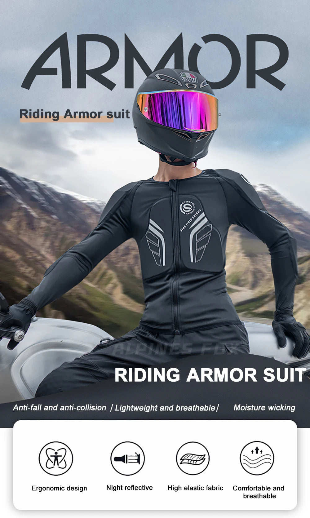 Summer Men Motorcycle Soft Armor Jacket CE Level 2 Moto Body Armor Clothing Male Motocross Protection Riding Protective Gear